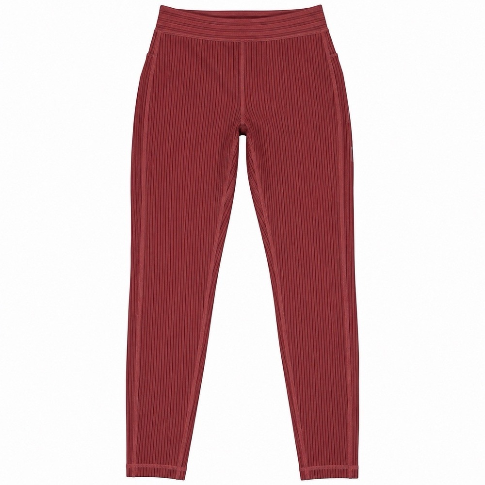 prAna Women's Luminance Legging small ribbed Brink Red EUC
